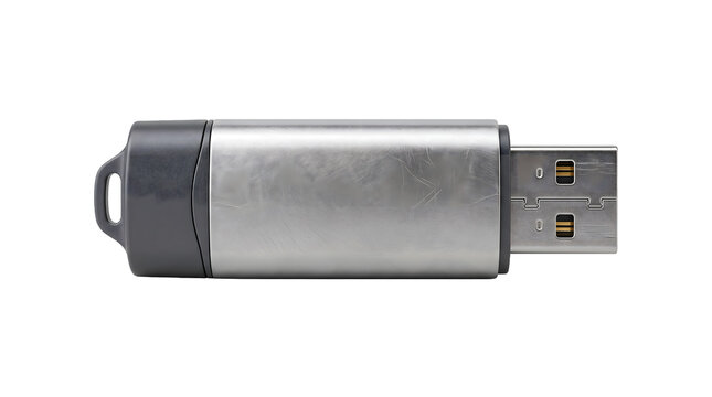 USB flash drive isolated