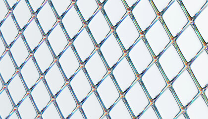 Fototapeta premium Abstract Glass Tiles Mesh Texture Pattern Background 3D Render