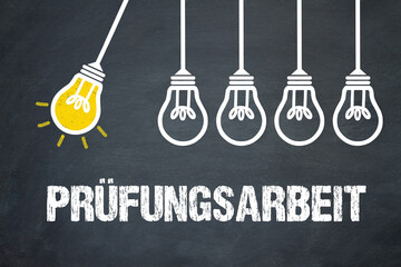 Fototapeta premium Prüfungsarbeit 