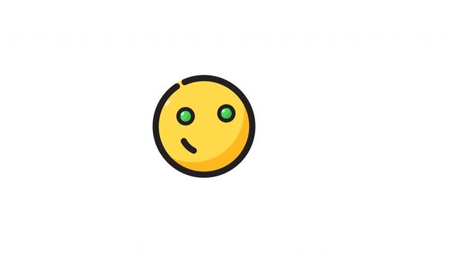 Yellow smiley face icon with minimalist design suitable for websites, social media, apps, stickers, stationery, posters, and merchandise. Bright and happy expression.
