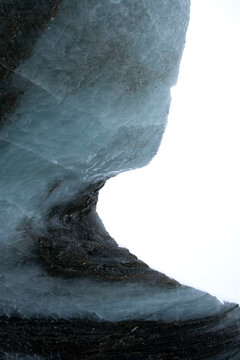 Ice wall at Castner Cave