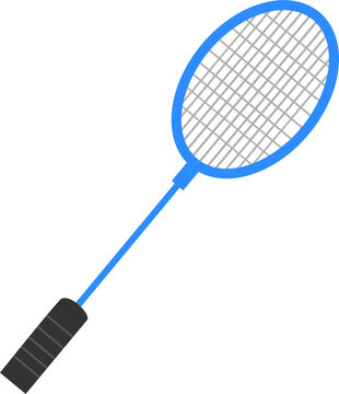 Badminton Racket Sports Icon Vector Illustration