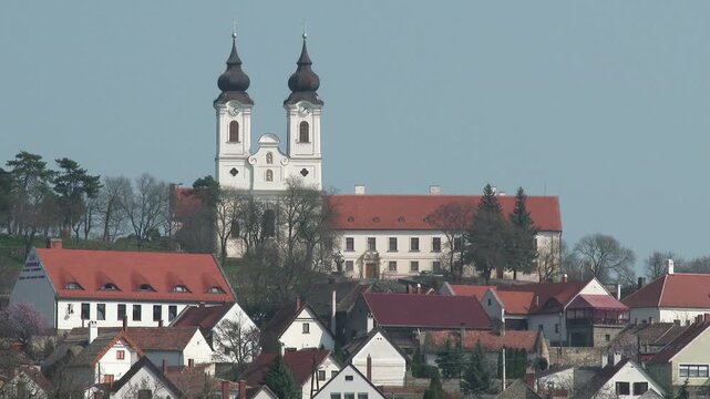 4K Tihany Hungary Abbey Benedictine Monastery in 2014