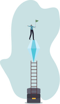 Value proposition, company value in marketing term of benefit for customer to buy product and service, quality or advantage.human life and situation.vector illustration.