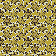 Fototapeta premium textile design with abstract flower pattern
