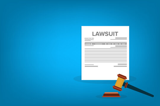 Law Office Documentation and Court Procedure Concept