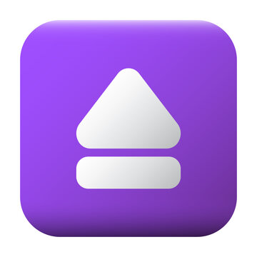 Eject button icon.