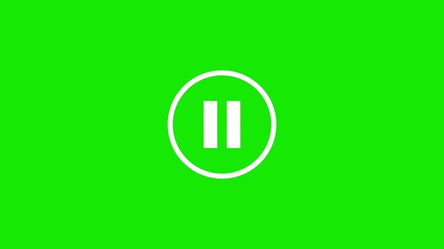 play icon, video play icon for website and mobile design animation on black background. glowing play button animation. Motion graphic of video play button icon