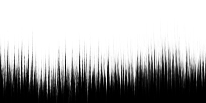 Abstract black grass texture. Grunge ink stroke background with vertical lines.