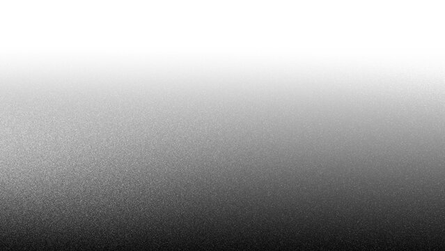 White and black grainy gradient background with dark noise texture abstract silver fade png banner