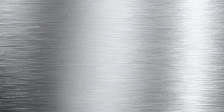 Brushed Silver Metal Texture Background with Polished Stainless Steel Surface Pattern and Industrial Aluminum Plate Design for Modern Wallpaper and Creative Projects