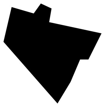 A contour map of Saint Anne Sandy Point Parish. Kittitian and Nevisian parish silhouette