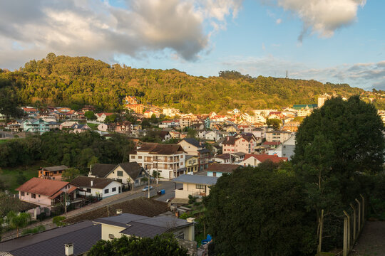 Antonio Prado, Brazil - July 24th 2025: A view from Ant&ocirc;nio Prado, Rio Grande do Sul - the most Italian city in Brazil.
