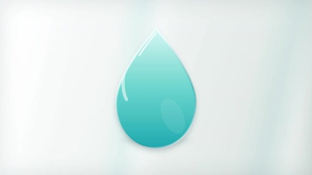Water drop purification and filtration process from dirty to clean liquid.