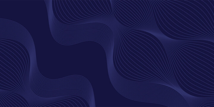 Premium background design with diagonal dark blue line pattern. Vector horizontal template for digital lux business banner, contemporary formal invitation, luxury voucher, prestigious gift certificate