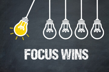 Fototapeta premium Focus Wins 