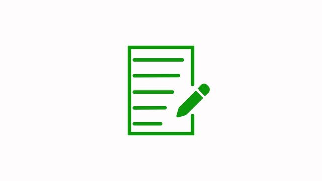 massage icon animation. massages Social Media icon .message box animation icon conversation notice receive 4k video footage.