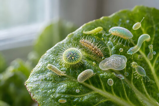 A microcosm on the surface of products