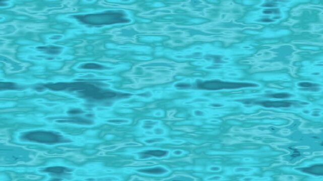 Smooth Abstract Fluid Background in Turquoise with Soft Motion and Copy Space