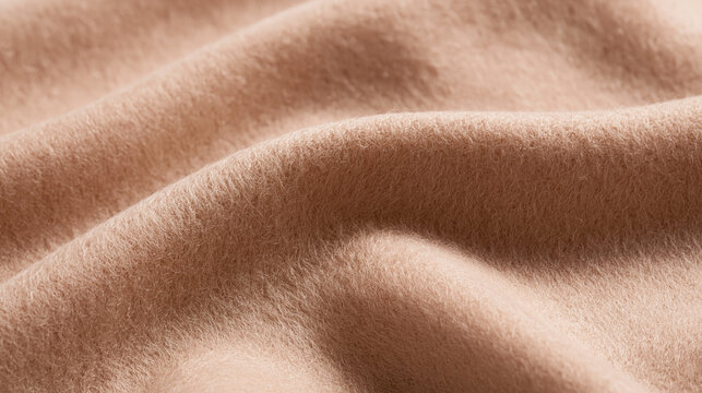 Soft Cashmere Wool Fabric Close-up Texture
