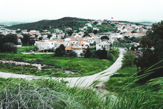 Cunda island Ayvalik Turkey Aegean Sea and nature