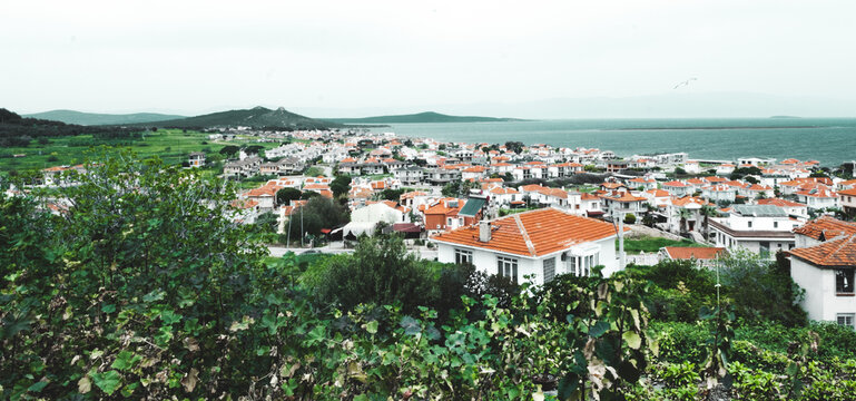 Cunda island Ayvalik Turkey Aegean Sea and nature