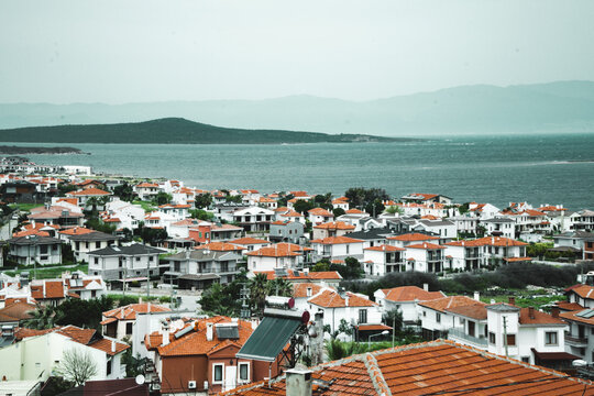 Cunda island Ayvalik Turkey Aegean Sea and nature
