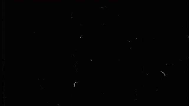 Minimal 16mm Film Overlay with Fast Analog Interference, Slow Vertical Film Lines and Subtle Edge Glitch
