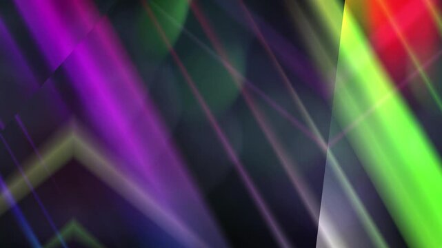 Geometric Prism Glass Background Featuring Holographic Light Refraction, Crystal Spectrum Reflections and Cinematic Optical Glow for Premium Motion Graphics, Brand Intro Backgrounds and Logo Reveal