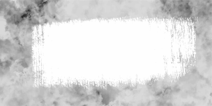 White smoke on black background, smoke overlay. Textured Grey Cement Wall Frame on Transparent Background for Creative Design. Torn Paper Effect "Isolated on transparent background"