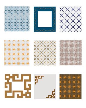 Modern seamless pattern design