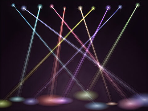 Colorful brain neural network connections glowing in dark