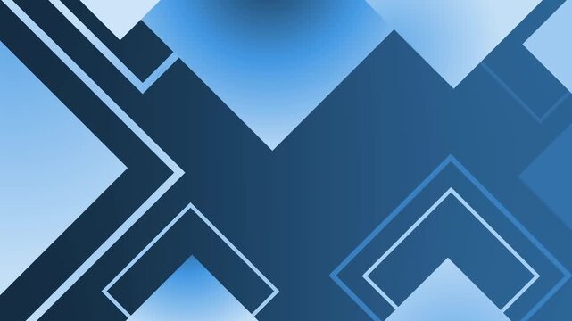 Abstract geometric background with overlapping gradient squares and diamonds animation