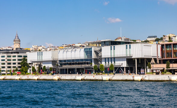 Istanbul, Turkey - July 22, 2026: Istanbul Modern. Istanbul Museum of Modern Art. Istanbul Modern is a contemporary art gallery located inside the Galataport complex.