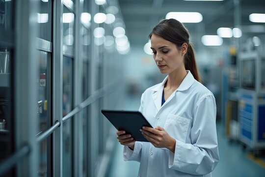 A Female Engineer in Medicine: Utilizing Tablets for Machine Control and Process Monitoring in a Sterile Manufacturing Environment