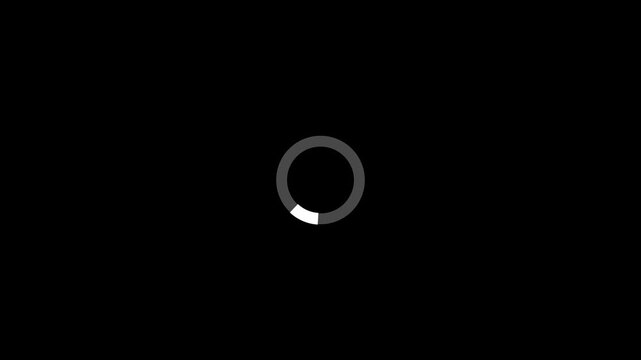 Animated of circle loading icon .Wheel loading concept icon. animated circle loading gif video icon.glowing dots spinning animation Loading wheel animation . Motion graphics of circle loading concept