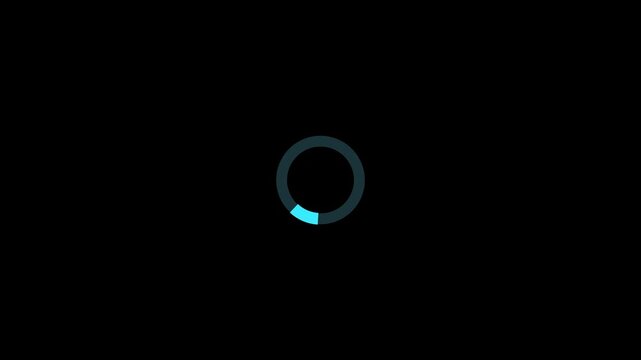 Animated of circle loading icon .Wheel loading concept icon. animated circle loading gif video icon.glowing dots spinning animation Loading wheel animation . Motion graphics of circle loading concept