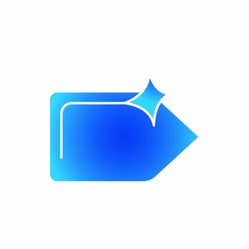 Smart Tagging motion illustrator gradient blue for Automation, Artificial Intelligence and Advanced Workflow Integration SaaS Dashboards