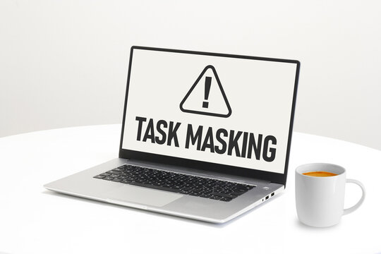 Task Masking Workplace Productivity Theater Employee Performance Hybrid Work Office Culture Presenteeism Work Efficiency Time Management Human Resources Leadership Concept