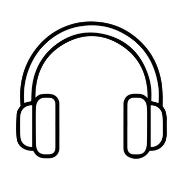 headphones isolated on white