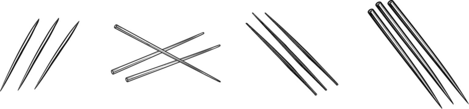 The Chives iconography is a minimalist design featuring three parallel black lines on a white background, creating an abstract representation of chive stalks with no shading or texture