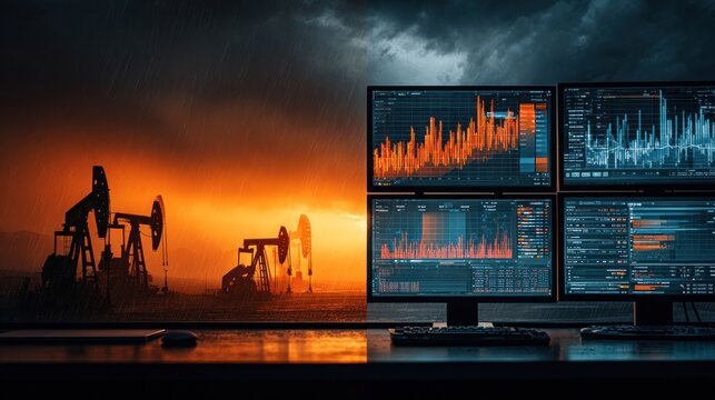 Market volatility peaks as storm clouds gather over oil rigs