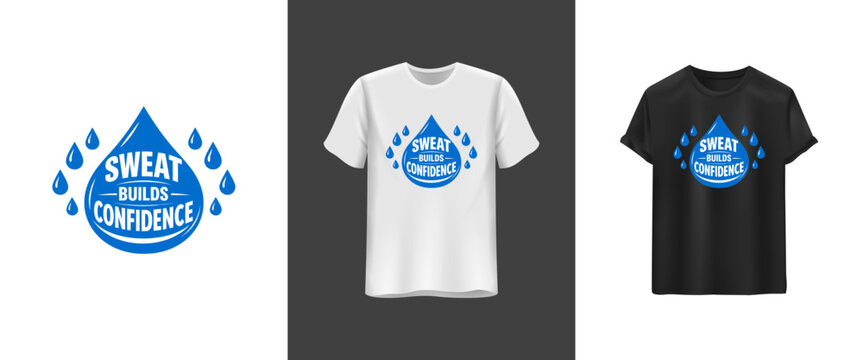 Super Charged For Success motivational quote t-shirt design. Bold typography tee with lightning bolt icon for hustle and business apparel.