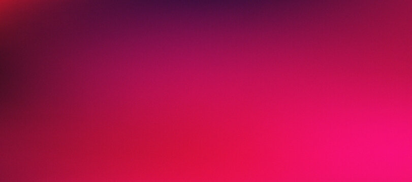 Vibrant pink and red abstract aesthetic grainy gradient background texture