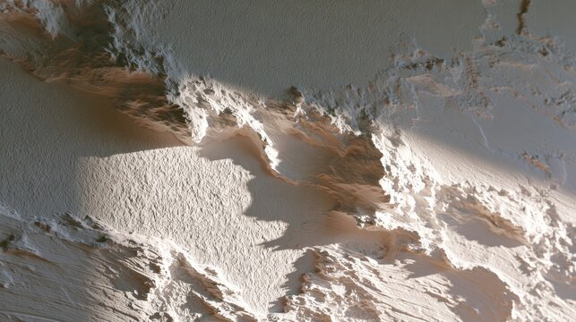 Warm white limewash plaster texture with cloudy brush strokes