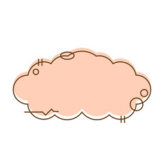Obraz premium cloud text box