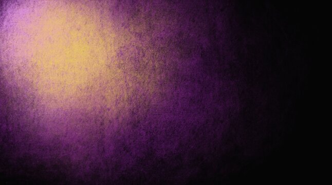 Fondo en tonos oscuros con parte iluminada, negro, morado y amarillento.