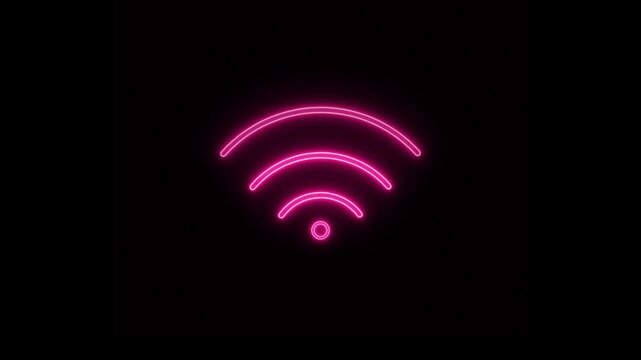 Abstract WiFi Network Pattern Background, Modern WiFi Signal Digital Network Design