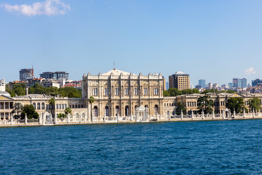 Istanbul, Turkey - July 22, 2026: Dolmabahce Palace (Dolmabahce Sarayi) in Istanbul, Turkey.