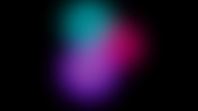 Seamless loop fluid gradient color orbs moving animation with soft blurred glow.